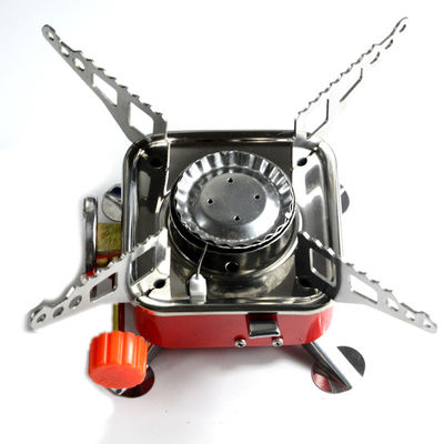 Poêle portable pliable pour camping Mini poêle à gaz au butane pour pique-nique en plein air