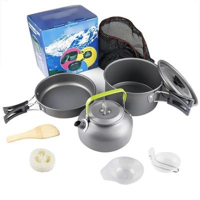 U.S. Aluminium Portable Camping Cuisine pour les aventures en plein air Picnic Kit de cuisson