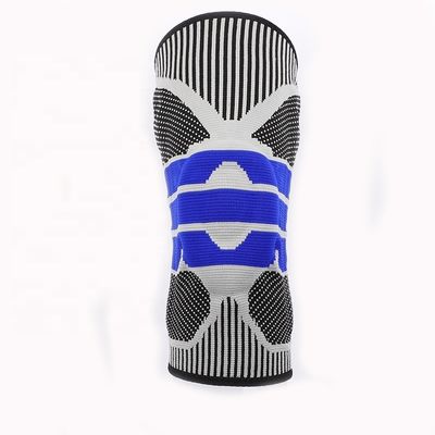Sport Nylon Silicone Compression de genou support de genou soutien pour la protection du basket