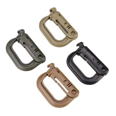 En extérieur, en plastique, montée tactique EDC, boucle de carabine pour sac à dos, multifonctionnelle