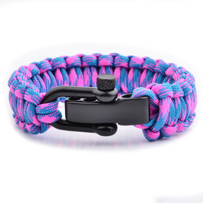 Bracelet de survie de camping pour l'extérieur 20.00cm * 3.00cm * 1.00cm