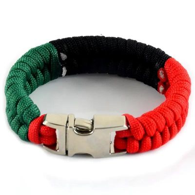 Plus de 200 couleurs Hommes faits à la main Boucle métallique Paracord Bracelet Corde de nylon Bracelet de survie