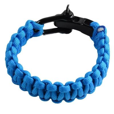 550 Paracord Bracelet de survie personnalisé Demande de bracelet réglable à la corde de polyester