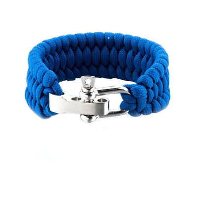 6 à 8 pouces Paracord Survival U Bracelet pour activités de plein air en plus de 200 couleurs