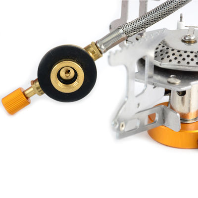 Cuisinière à gaz portable pliable en acier inoxydable extérieur de 145 mm pique-nique camping