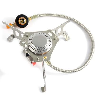 Cuisinière à gaz portable pliable à l'extérieur pour pique-nique avec dispositif de protection haute pression