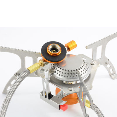 Cuisinière à gaz portable pliable à l'extérieur pour pique-nique avec dispositif de protection haute pression