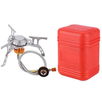 Cuisinière à gaz portable pliable à l'extérieur pour pique-nique avec dispositif de protection haute pression