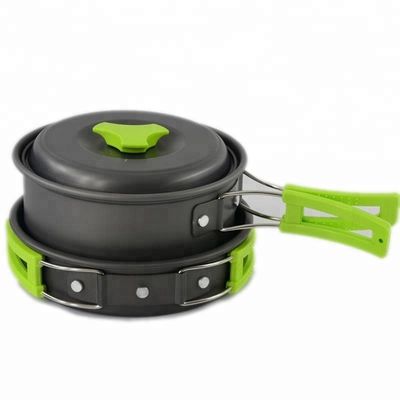 Monnaie américaine Non-Stick Camping Cookware Pot Set pour cuisine extérieure Lightweight Backpacking