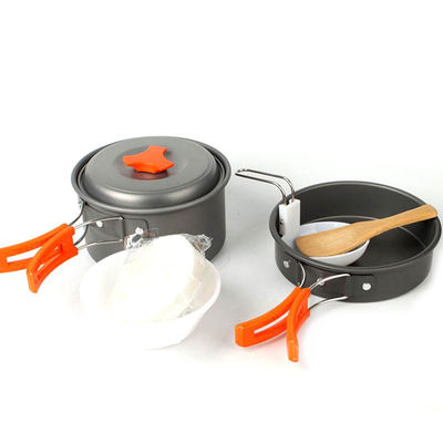 Monnaie américaine Non-Stick Camping Cookware Pot Set pour cuisine extérieure Lightweight Backpacking