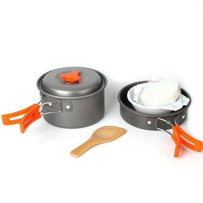 Monnaie américaine Non-Stick Camping Cookware Pot Set pour cuisine extérieure Lightweight Backpacking