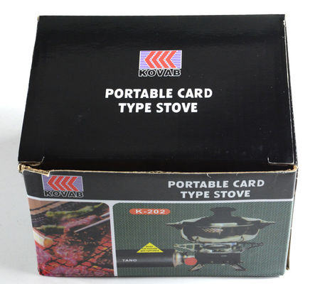 Poêle portable pliable pour camping Mini poêle à gaz au butane pour pique-nique en plein air