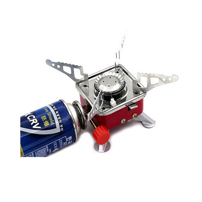 Poêle portable pliable pour camping Mini poêle à gaz au butane pour pique-nique en plein air