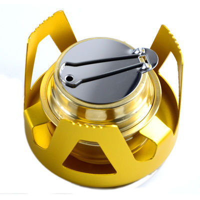 Alloy d'aluminium pour camping extérieur Mini poêle à alcool Portable pique-nique brûleur d'esprit 145mm
