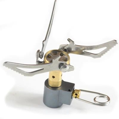 Cuisinier à gaz au butane en acier inoxydable et en cuivre