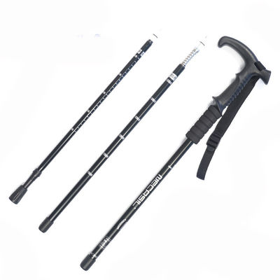 Bâtons de marche télescopiques en aluminium antichoc WAK556 utilisés pour le camping la randonnée