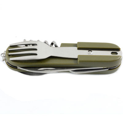 US Portable Style pliable Appareils de table de camping en plein air Ensemble de couteau en acier inoxydable