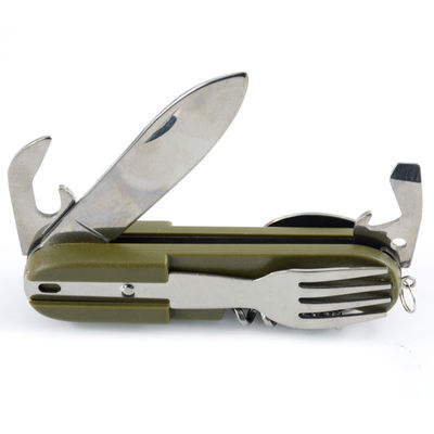 US Portable Style pliable Appareils de table de camping en plein air Ensemble de couteau en acier inoxydable