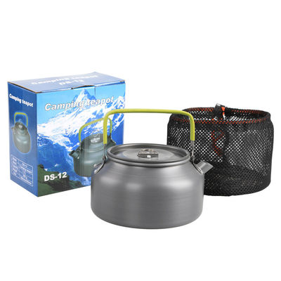 12x16cm personnalisation Tisane de camping en aluminium Portable Bouilloire à barbecue Tisane à café