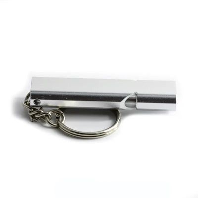 Camping extérieur Double tube de haute fréquence en aluminium sifflet de sauvetage de survie d'urgence