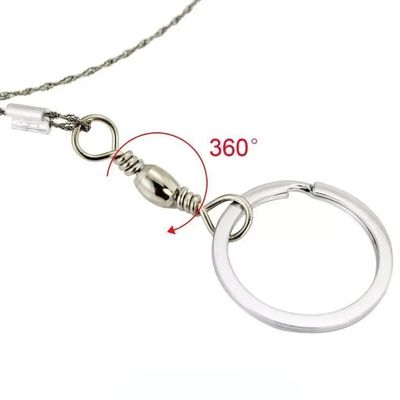 Personnalisation en plein air Camping Pocket Wire Saw Stainless Survival d'urgence Scie à main