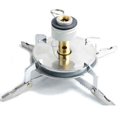 Cuisinière à gaz mini camping extérieur avec four à gaz pliable portable en acier inoxydable et en cuivre