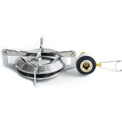 Cuisinière à gaz mini camping extérieur avec four à gaz pliable portable en acier inoxydable et en cuivre