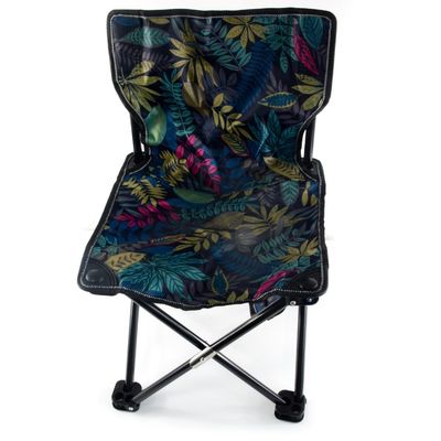 Chaises de camping en plein air chaises de pêche chaise pliante légère portable avec accoudoir en bleu