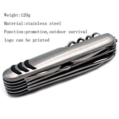 Couteau suisse à poche pliable en acier inoxydable couteau multi-couteau paiement complet paiement initial