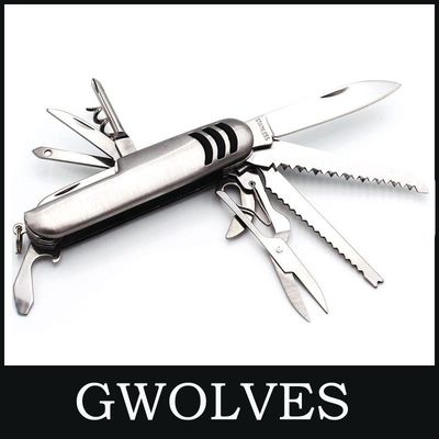 Couteau suisse à poche pliable en acier inoxydable couteau multi-couteau paiement complet paiement initial