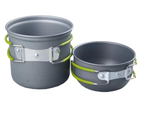 Ensemble de pots portables en aluminium pour cuisiner à l'extérieur