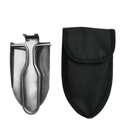 Mini pelle pliante en acier inoxydable multifonctionnelle pour les besoins de camping et de jardinage