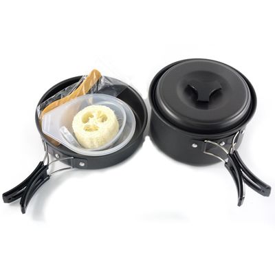 1 Pan Portable Style Camping Aluminium Cuisine Essentiel pour la cuisson en plein air