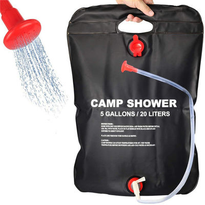 20L sac à eau chauffé sous la douche solaire en PVC portable pour le camping sur la plage
