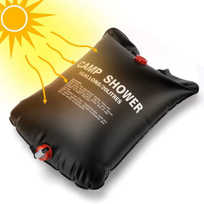 20L sac à eau chauffé sous la douche solaire en PVC portable pour le camping sur la plage