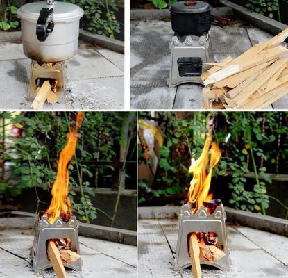 Piquets à bois pratiques pour le camping et le pique-nique