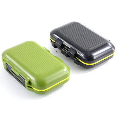 Boîte à outils de pêche en plastique de la monnaie américaine pour 13,5x9,5 cm