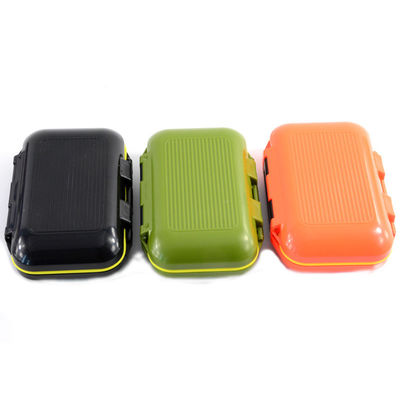 Boîte à outils de pêche en plastique de la monnaie américaine pour 13,5x9,5 cm