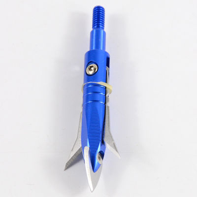 4.3X2.5cm Portable 100 Grain Metal Broadhead pour le tir à l'arc en plein air