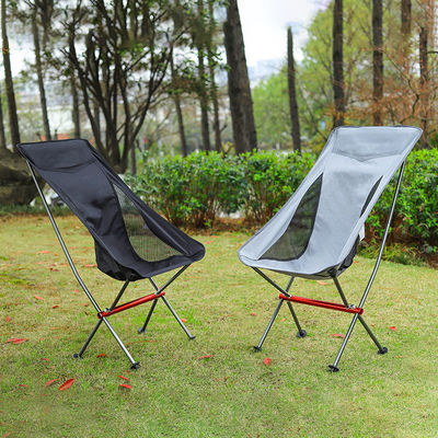 1.400kg Paquet Poids brut Alliage d'aluminium Chaise de camping pliable pour le loisir en plein air