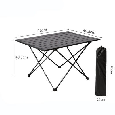 Table de barbecue de pique-nique portable en alliage d'aluminium