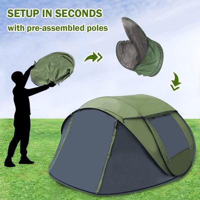 Tente instantanée imperméable pour le camping toute saison Tente automatique pop-up Capacité ≤2