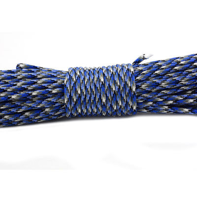 7 Entraînement intérieur Standard 100FT Outdoor Gear 550 Paracord 4 mm Polyester Cordon de parachute