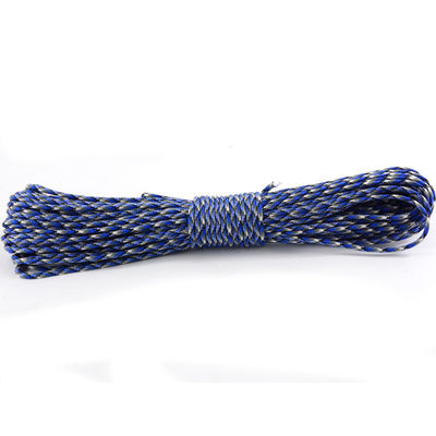 7 Entraînement intérieur Standard 100FT Outdoor Gear 550 Paracord 4 mm Polyester Cordon de parachute