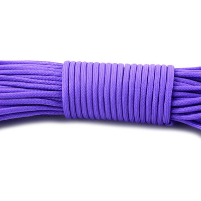 Personnalisation 100FT 7 Filament intérieur 550 Polyester Paracord Cordon de parachute Corde de camping