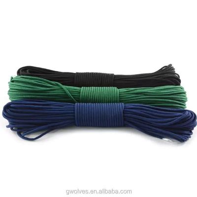 100ft 7 cœurs intérieurs 550lbs Polyester 4mm Paracord PB0056 personnalisable pour votre marché