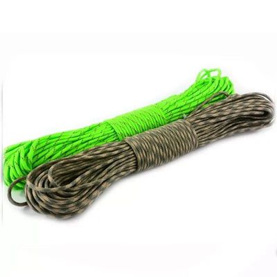 Type III 550 Polyester 4 mm Paracord avec 7 brins intérieurs 100 ft