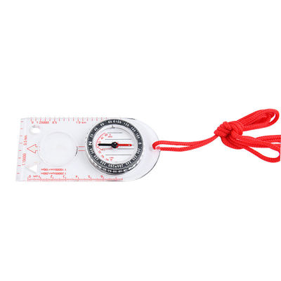 Compas de carte à règle multifonctionnelle extérieure pour sac à dos et équipement de camping