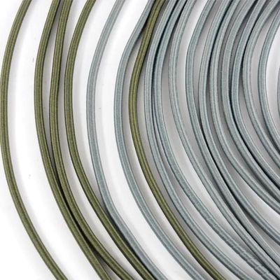 Corde de choc élastique à haute résistance 4 mm 5 mm Corde de bungee noire Durable et flexible