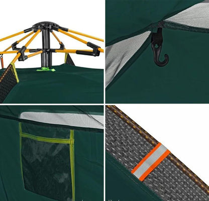 Demande personnalisée Portable extérieur automatique imperméable à l'eau Tente de camping style 2 portes